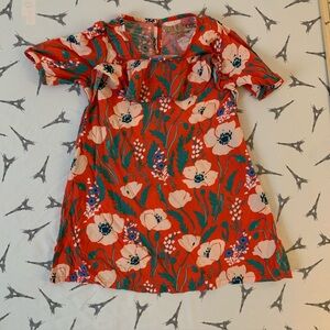 Genuine kids from OshKosh Vibrant poppy flower girls dress. Size 4T